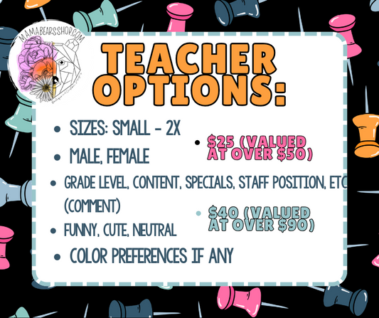 Teacher Mystery Box *Back to School*