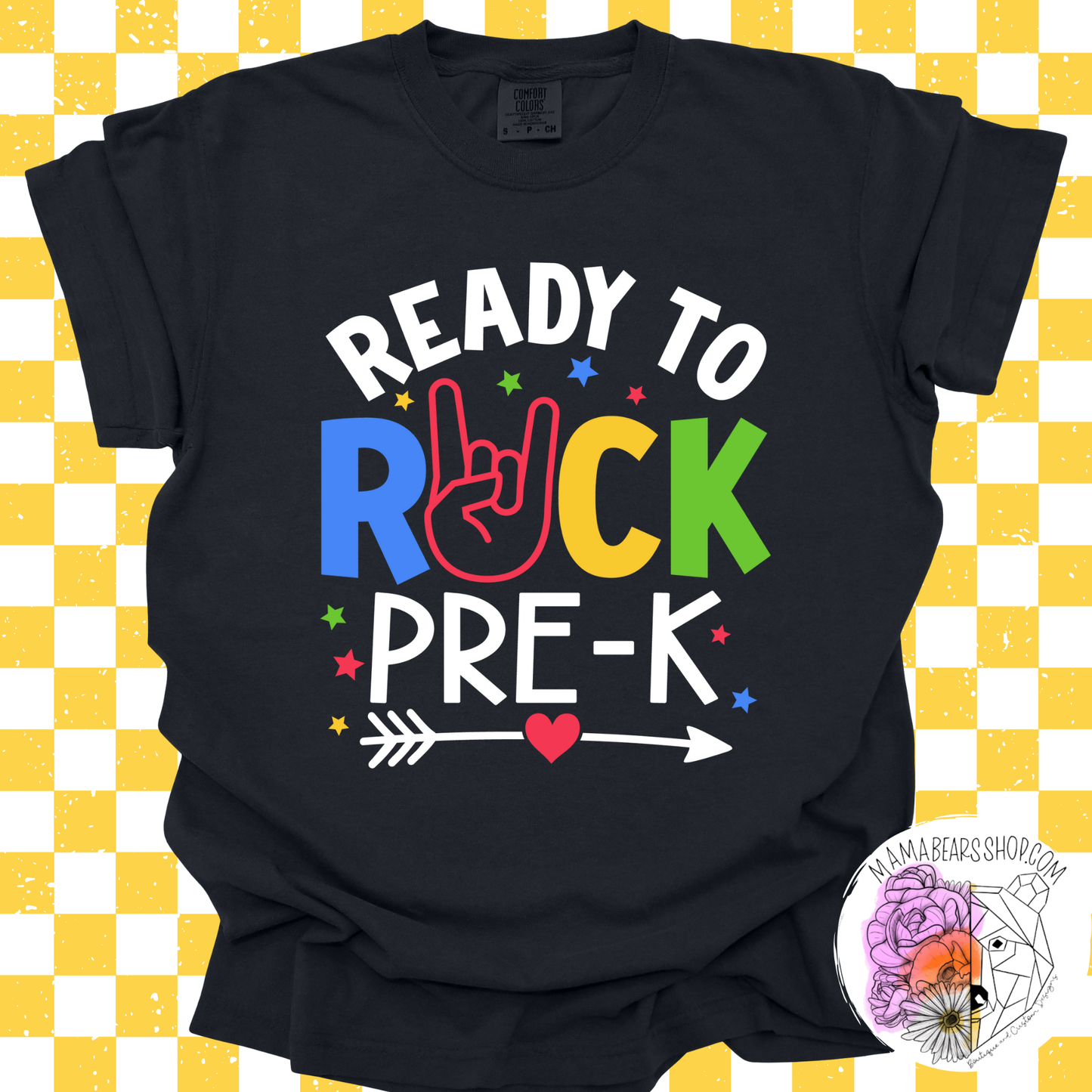 *All grades* READY TO ROCK *Black Tee* YOUTH