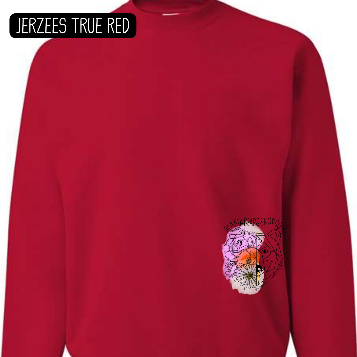 DOODLE 1 FONT CUSTOM SPIRIT WEAR CREWNECK ADULT