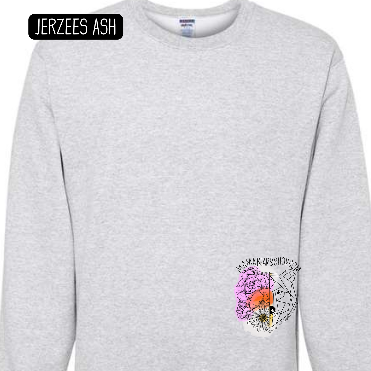 DOODLE 1 FONT CUSTOM SPIRIT WEAR CREWNECK ADULT