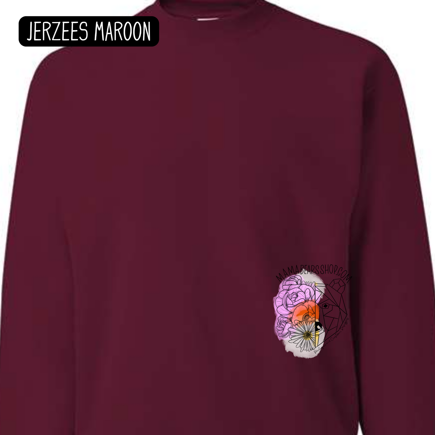 DOODLE 1 FONT CUSTOM SPIRIT WEAR CREWNECK ADULT