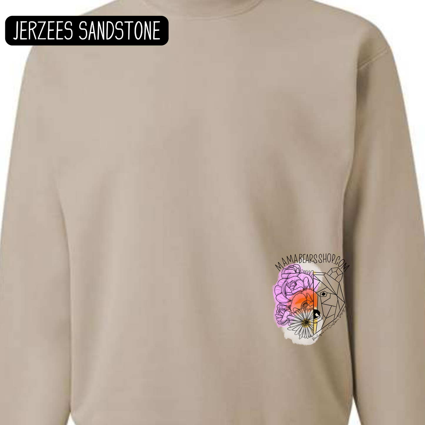 DOODLE 1 FONT CUSTOM SPIRIT WEAR CREWNECK ADULT