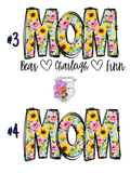 FLORAL Custom Name Tops