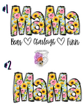 FLORAL Custom Name Tops