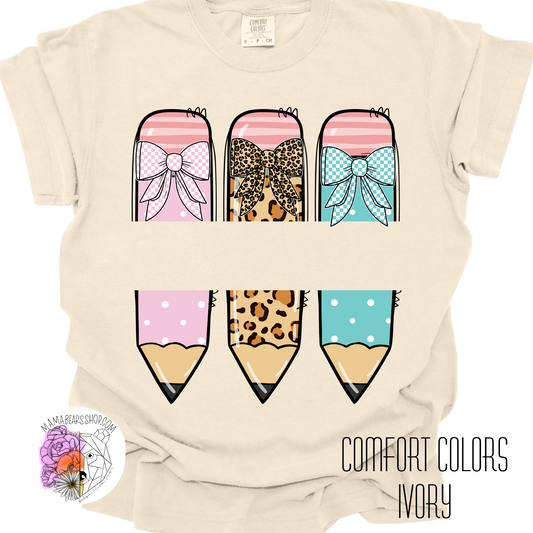 CUSTOM Pencil Tee
