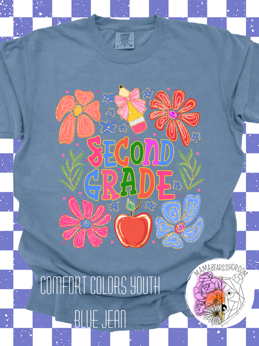 🖌️Preppy Bow SECOND GRADE YOUTH