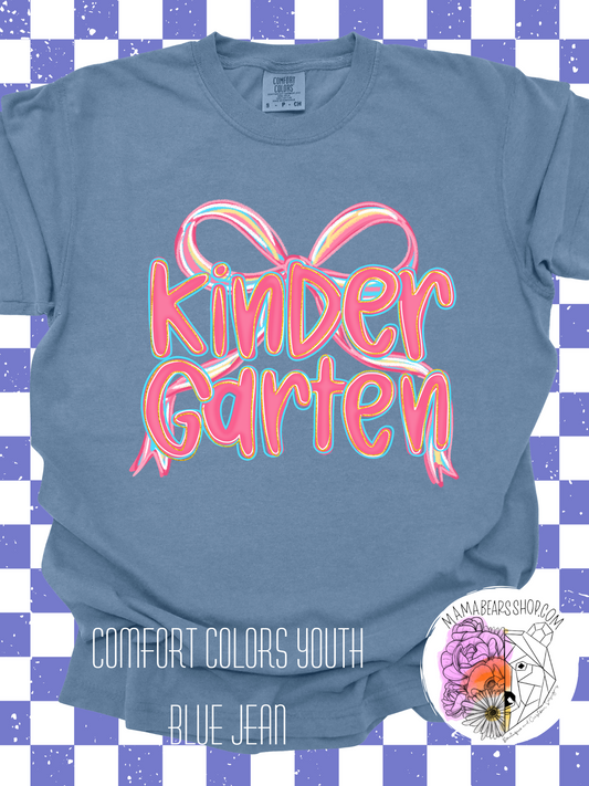 🖌️Preppy Bow KINDERGARTEN GRADE YOUTH