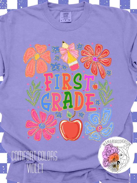 🌸Floral 😍FIRST GRADE ADULT