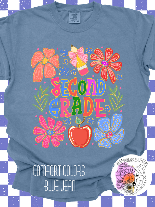 🌸Floral 😍SECOND GRADE ADULT