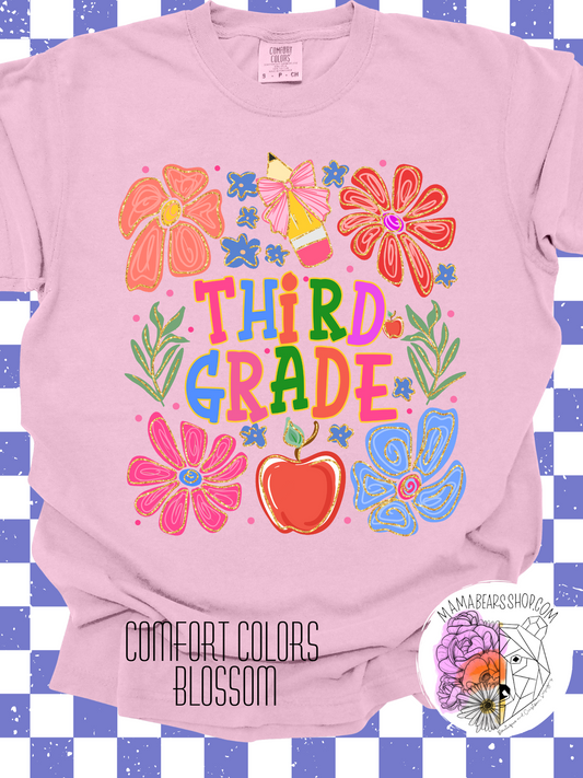 🌸Floral 😍 THIRD GRADE ADULT