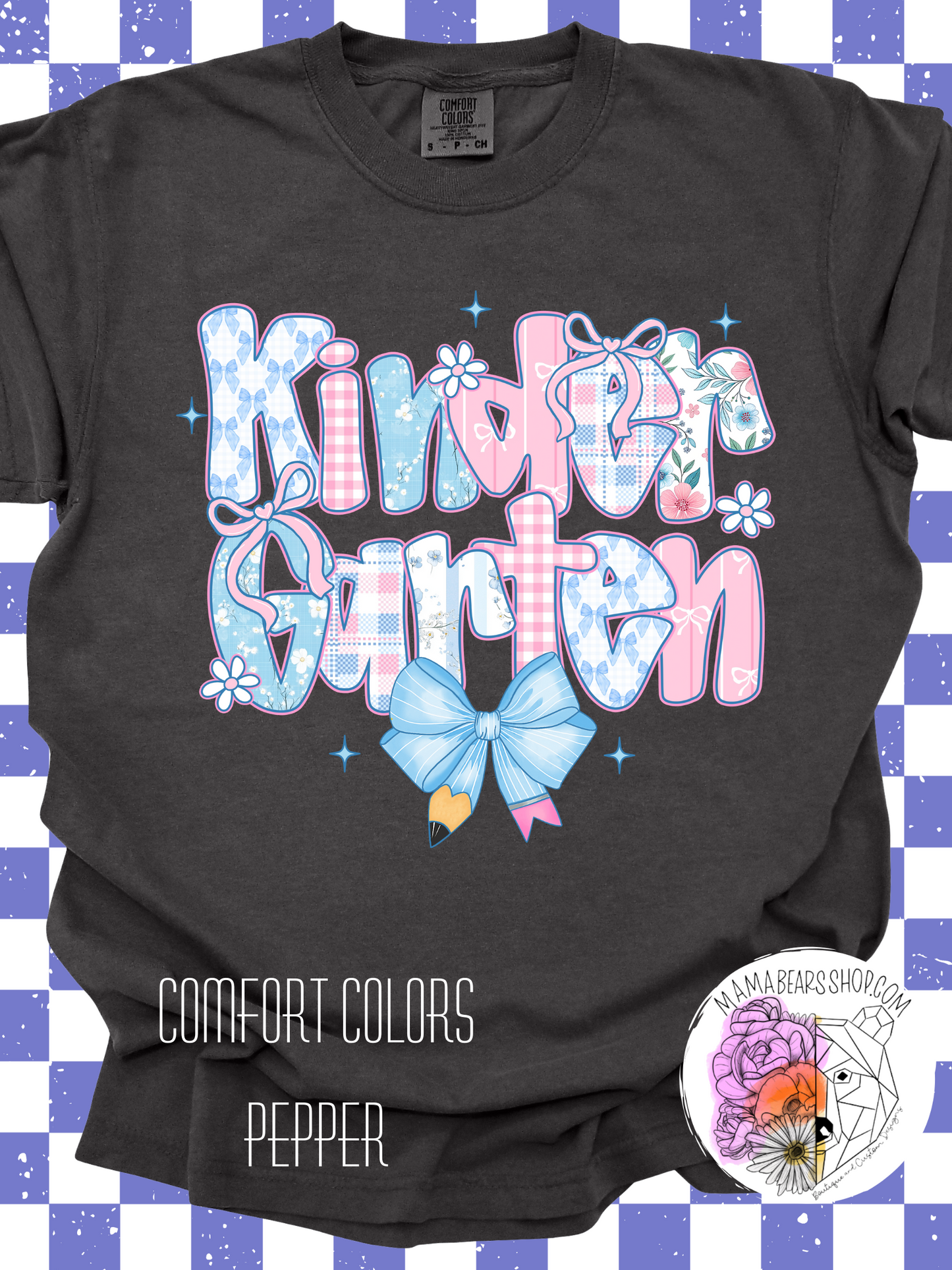 ✏️Pastel Preppy🎀 KINDERGARTEN Adult Tee