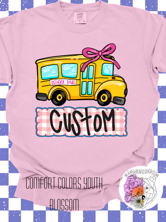Custom 🚌 Bus Tee YOUTH
