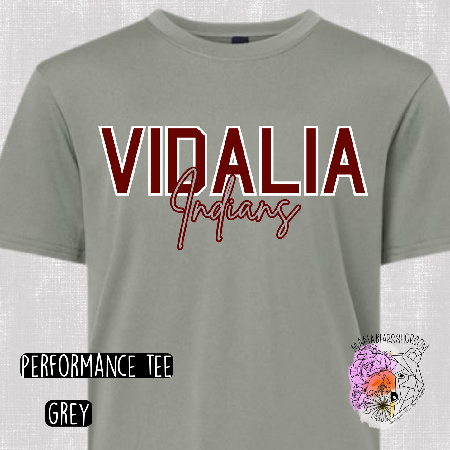 Custom Vidalia Indians Tee YOUTH