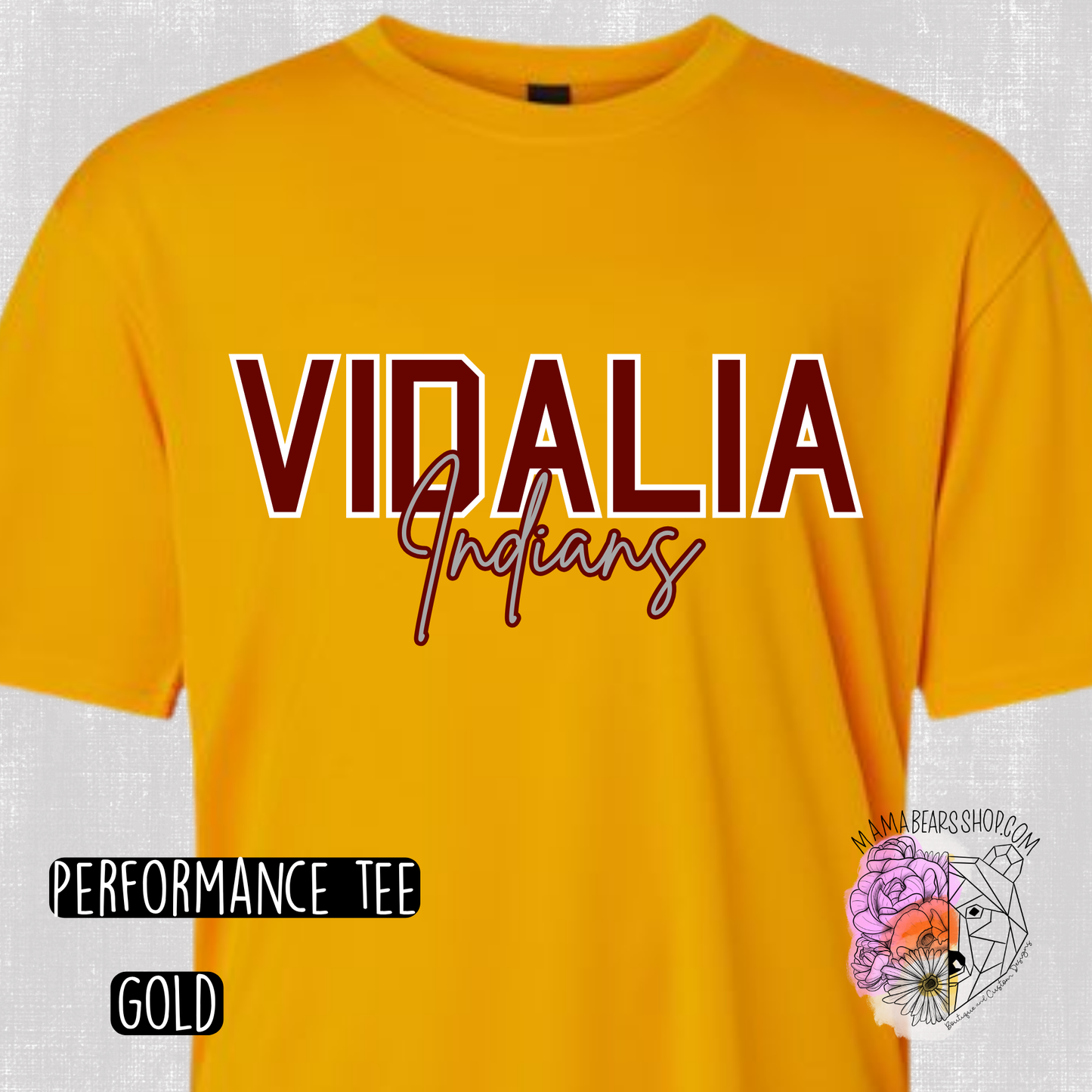 Custom Vidalia Indians Tee YOUTH