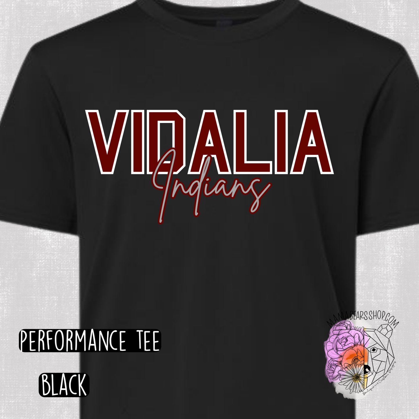 Custom Vidalia Indians Tee YOUTH