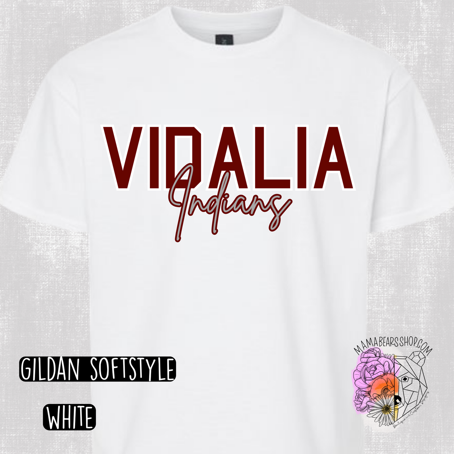 Custom Vidalia Indians Tee YOUTH
