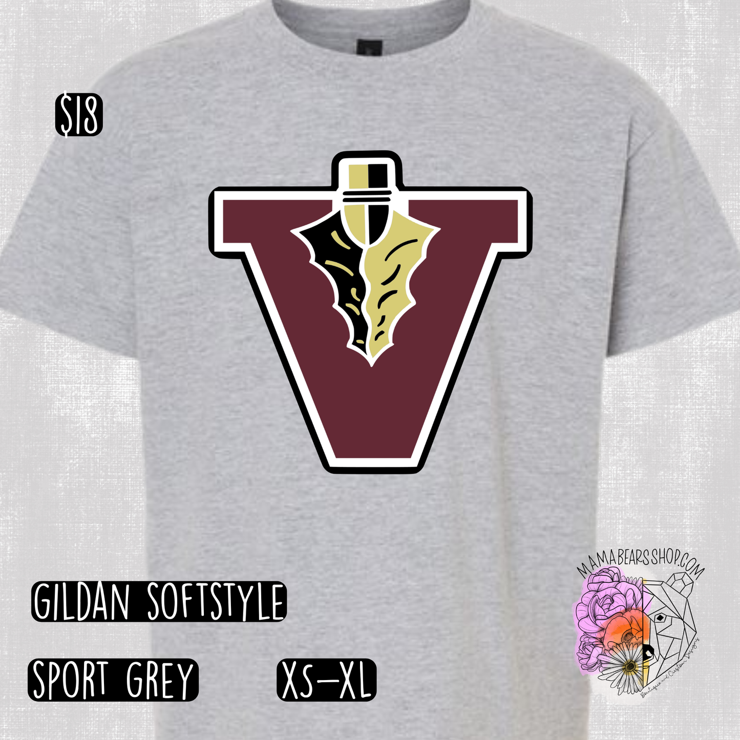 Custom Vidalia Tee  YOUTH