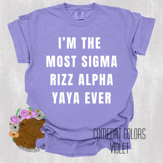 SIGMA RIZZ CUSTOM GMA MOM YAYA